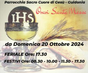 Variazione orari S. Messe